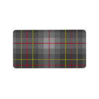 Grey Tartan Labels