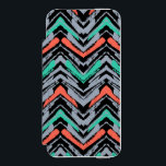Grey, Teal, And Coral Hand Drawn Chevron Pattern Incipio Watson™ iPhone 5 Wallet Case<br><div class="desc">Multicolor hand drawn pattern with brushed zigzag line. Vector seamless texture for web,  print,  home decor,  textile,  wrapping paper,  wallpaper,  invitation card background,  spring summer fashion fabric © and ® Bigstock® - All Rights Reserved.</div>