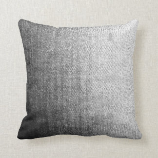 Grey Textured Ombre Pillow