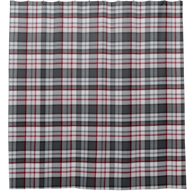 Grey textured tartan plaid  (Front)