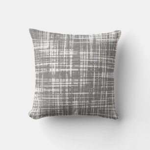 Grey Throw Pillow