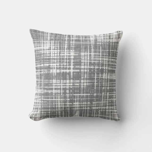 Grey Throw Pillow (Front)