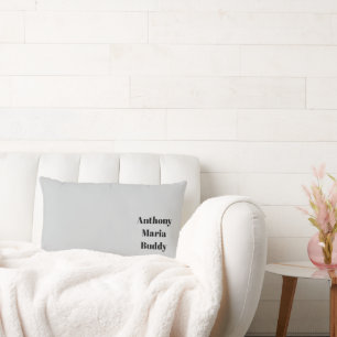 Grey Throw Pillow