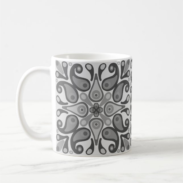 Grey tile Mug (Left)
