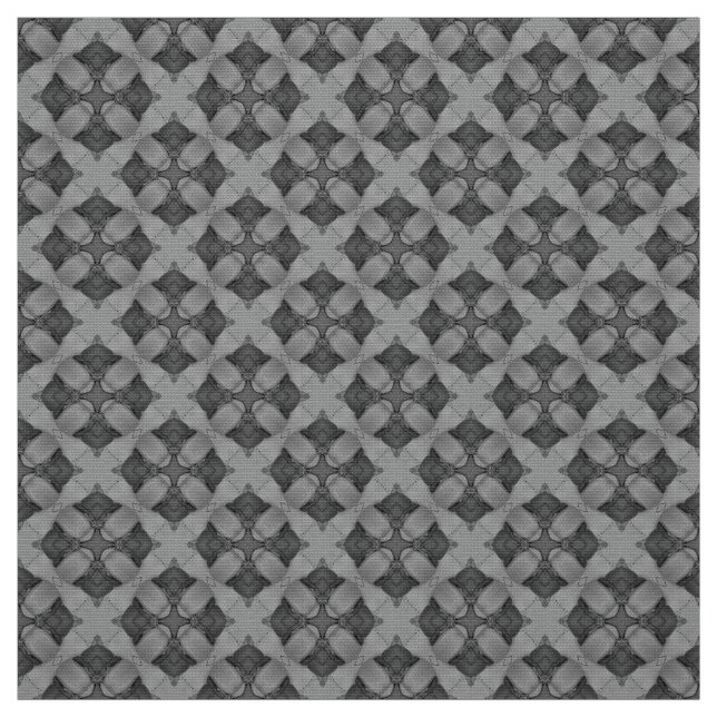 Grey tile Upholstery Fabric (Swatch)