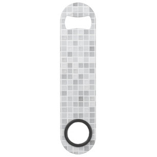 Grey Tiles Pattern Bar Key