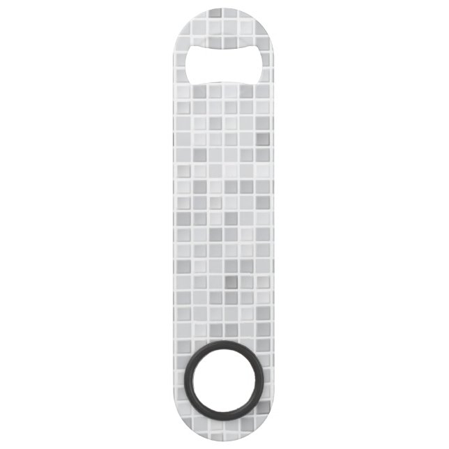 Grey Tiles Pattern Bar Key (Front)