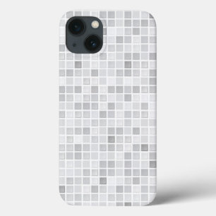 Grey Tiles Pattern iPhone 13 Case