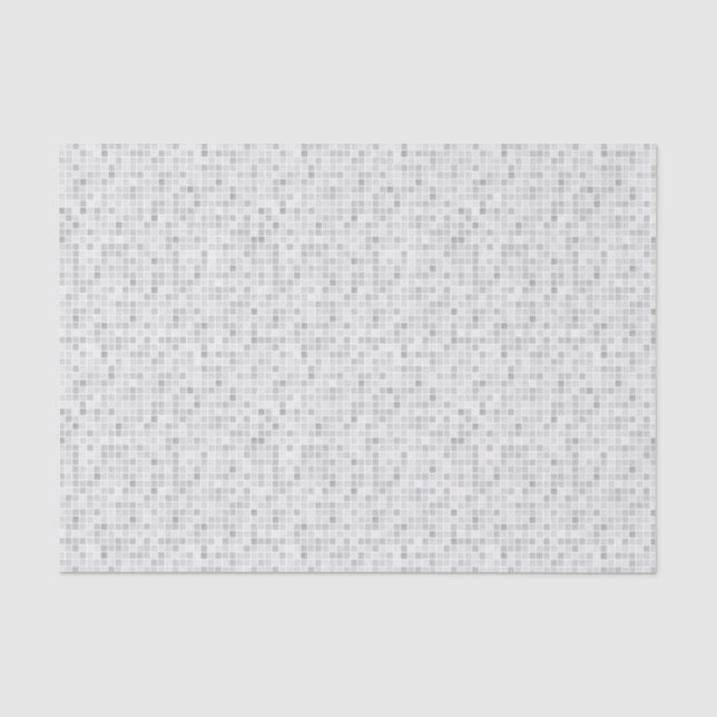 Grey Tiles Pattern Tissue Paper (Front)