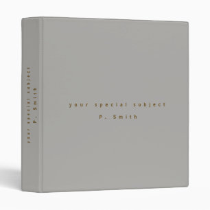 grey (to add subject) binder