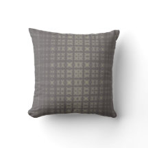 Grey tonal modern throw pillow