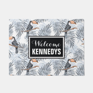 Grey Toucan Add Your Name Doormat
