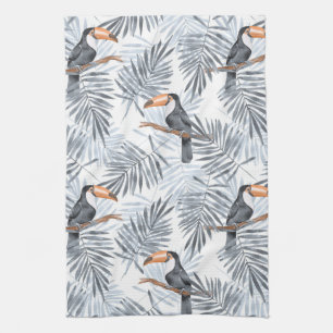 Grey Toucan Kitchen Towel