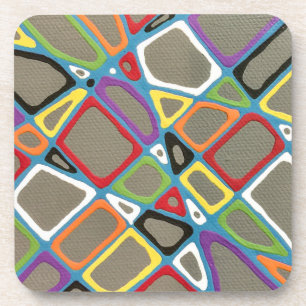 Grey Township Set of 6 Coasters