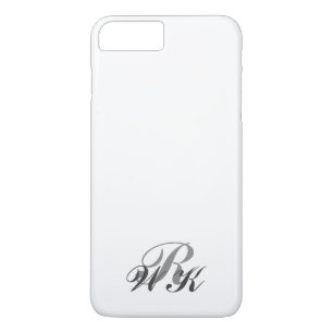 Grey & Transparent Monogram iPhone 7 Plus Case-Mate iPhone Case