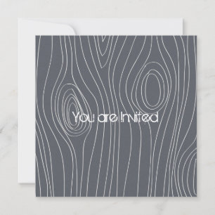 Grey Tree Baby Shower Invitation