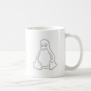 Grey tux coffee mug