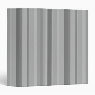 Grey vertical stripes binder