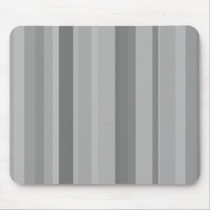 Grey vertical stripes mouse pad