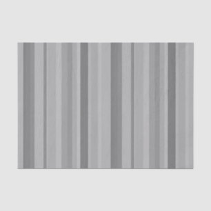 Grey vertical stripes tissue paper