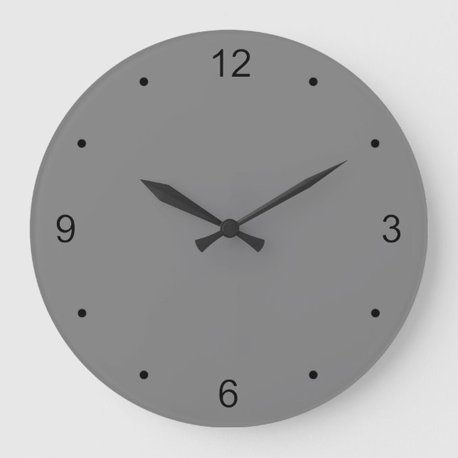 Grey Wall Clock (Front)