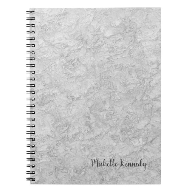 Grey Wall Minimalist Professional Modern Notebook (Front)