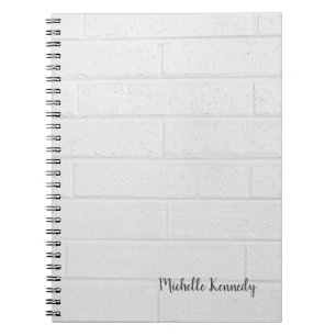 Grey Wall Minimalist Professional Modern Notebook