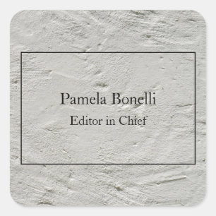 Grey Wall Professional Unique Classical Simple Square Sticker