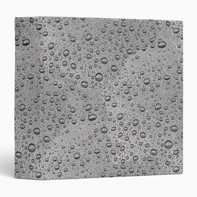 Grey water droplets binder (Front/Spine)