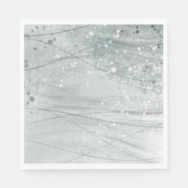 Grey watercolor napkin (Front)