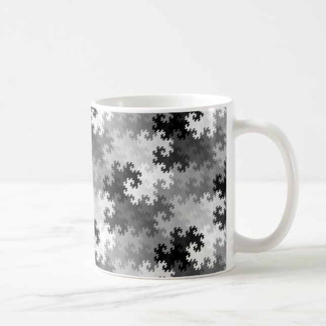 Grey Waves Coffee Mug (Right)