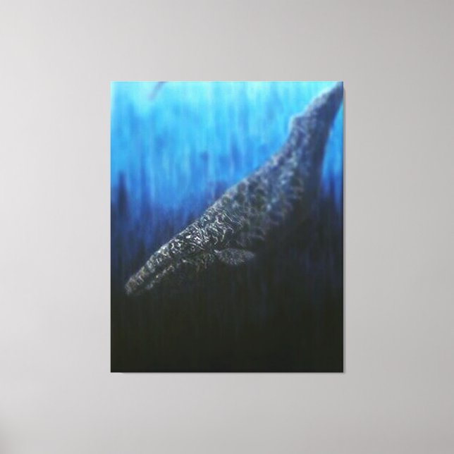 Grey whale canvas print (Front)
