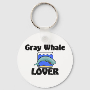 Grey Whale Lover Keychain