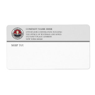 Grey White Business Shipping
