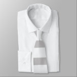 Grey White Candy Stripes Modern Tie<br><div class="desc">Grey White Candy Stripes Modern neck tie.</div>