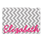 Grey White Chevron Pattern