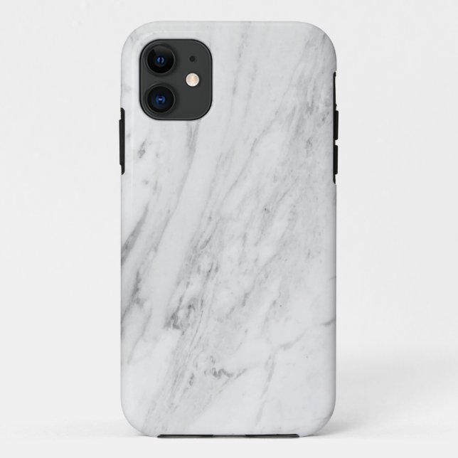 grey white marble  Case-Mate Tough Apple iPhone Case (Back)