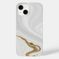 Grey White Marble Pattern iPhone / Android