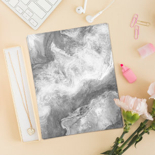Grey White Marble Pattern Scrapbook Paper
