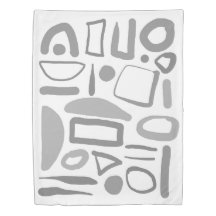Grey White minimalist