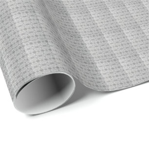 Grey White Stone Tiles Mosaic Pattern Wrapping Paper
