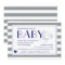 Grey & White Stripe Baby Boy Navy Blue Baby Shower