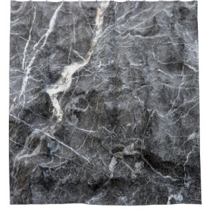 Grey White Veined Stone Surface