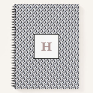 Grey with Pink Notebook