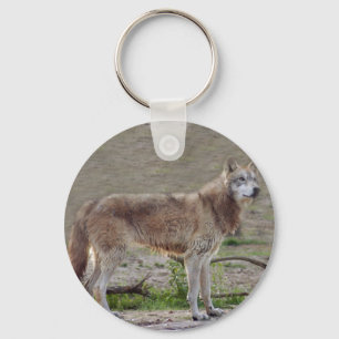 grey-wolf-12 keychain