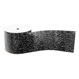 Grey Wolf 3" Wide Grosgrain Ribbon, 2 Yard Spool Grosgrain Ribbon