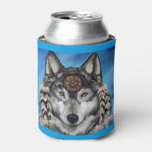 Grey Wolf Can Cooler