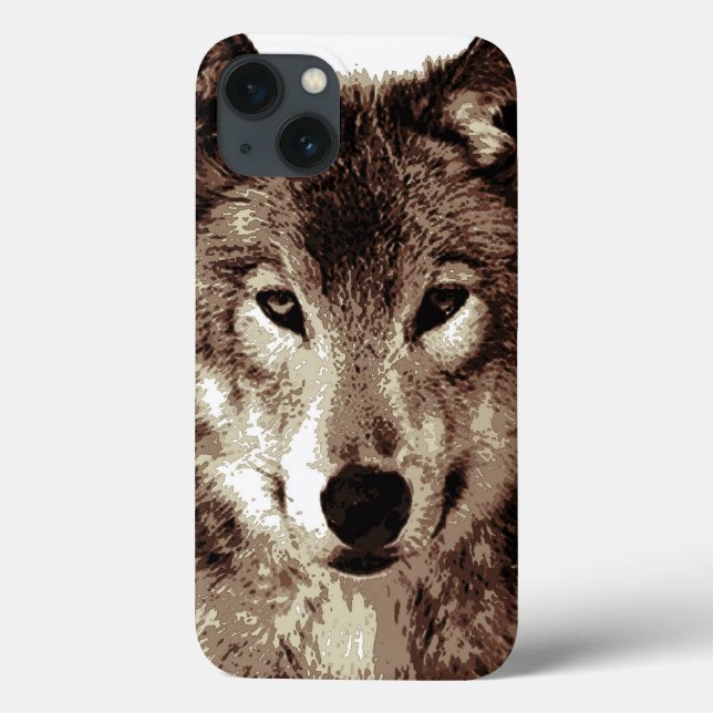 Grey Wolf Case-Mate iPhone Case (Back)