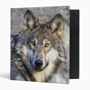 Grey Wolf Dignity Binder