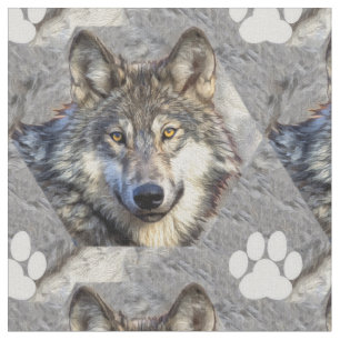 Grey Wolf Dignity Fabric